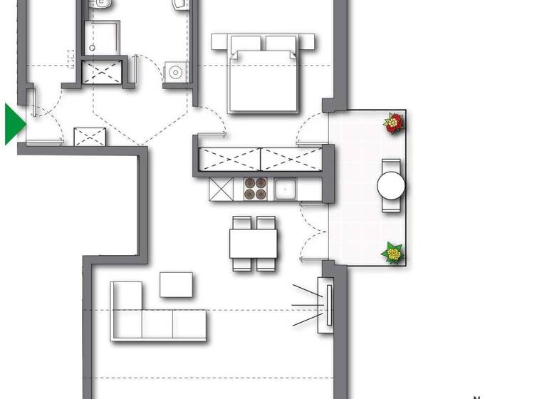 Wohnung zum Kauf - Erstbezug provisionsfrei 374.000 € 2 Zimmer 53,8 m² 2. Geschoss frei ab 31.10.2026 Perach Ainring 83404