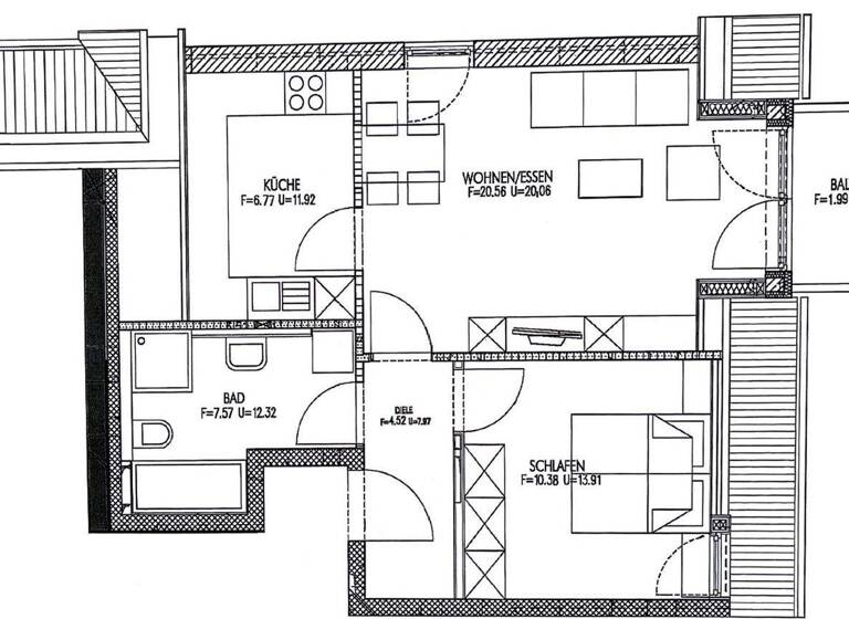 Sonstiges zum Kauf als Kapitalanlage geeignet 264.500 € 2 Zimmer 53 m² Oberhausen Augsburg 86154