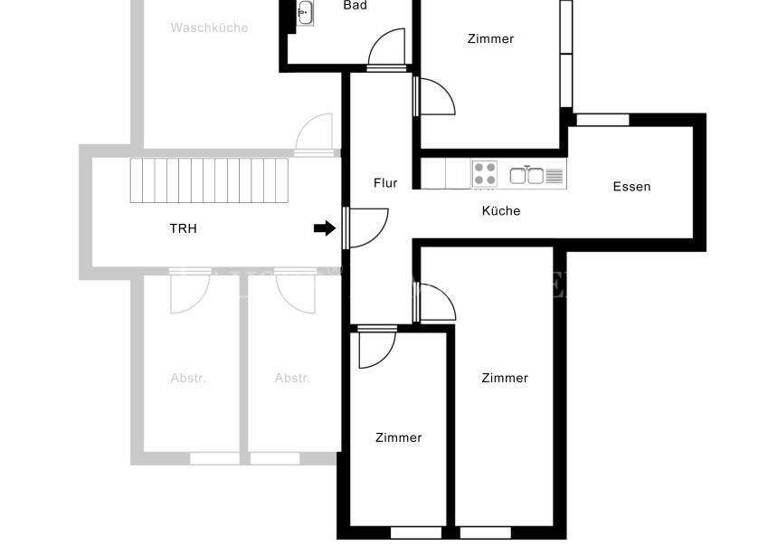 Wohnung zur Miete 1.300 € 3 Zimmer 70 m² EG Vaihingen Stuttgart 70563