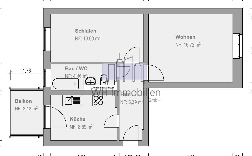 Wohnung zur Miete 305 € 2 Zimmer 50,4 m²<br/>Wohnfläche 2.<br/>Geschoss 01.01.2025<br/>Verfügbarkeit Heimgarten 122 Gablenz 246 Chemnitz / Gablenz 09127