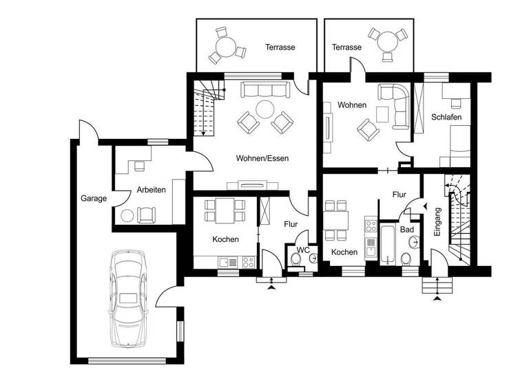 Mehrfamilienhaus zum Kauf 444.000 € 9,5 Zimmer 228 m² 555 m² Grundstück Innenstadt Bochum 44791