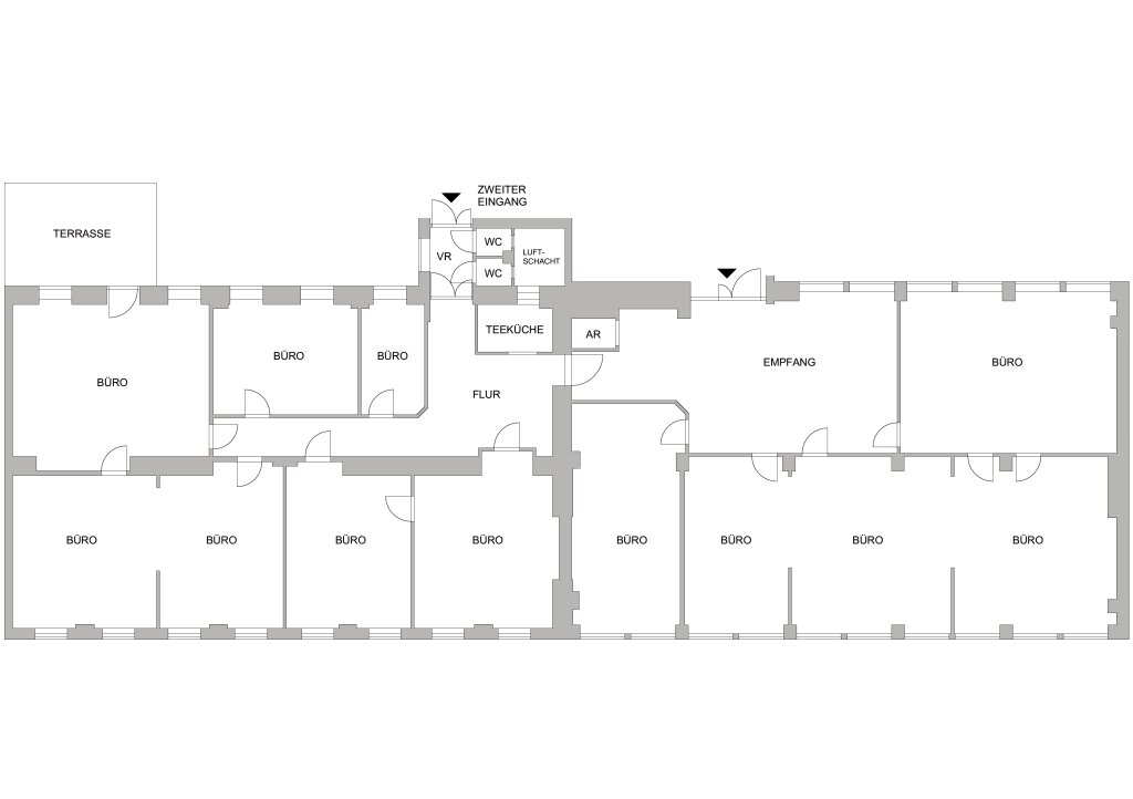 Bürofläche zur Miete 9 € 11 Zimmer 358,7 m²<br/>Bürofläche Wien 1150