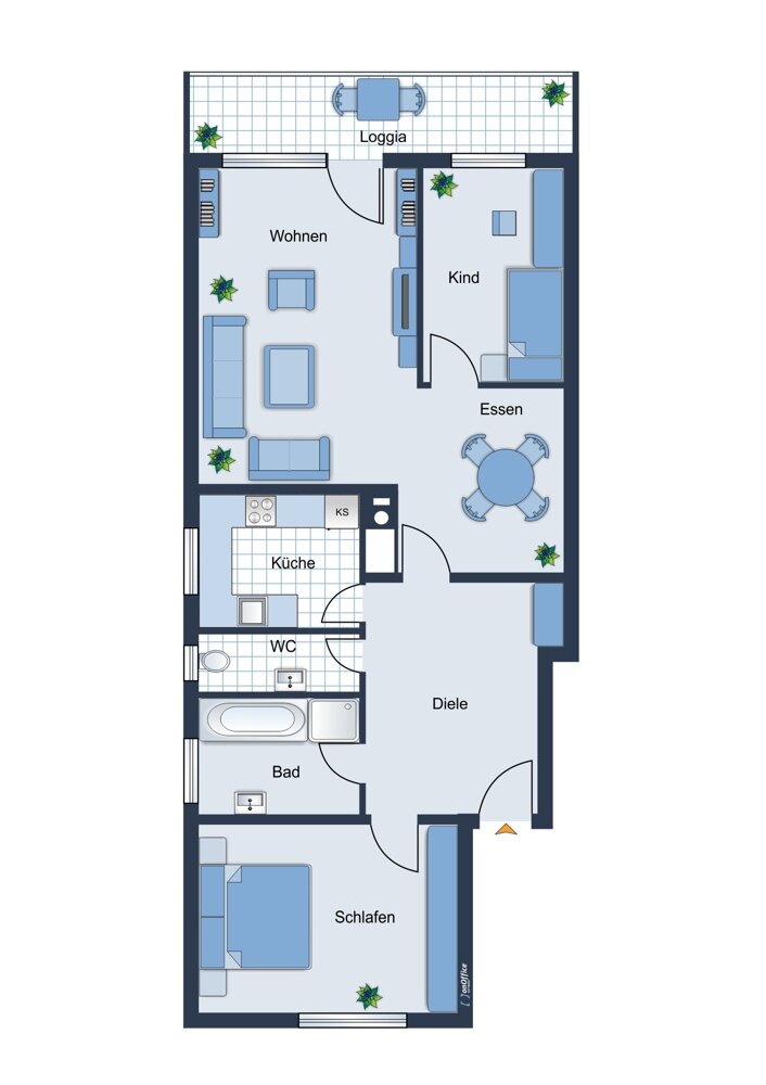 Wohnung zum Kauf 449.500 € 3,5 Zimmer 102,1 m²<br/>Wohnfläche Neugermering Germering 82110