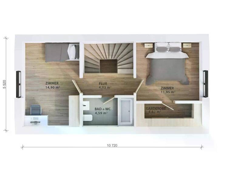 Haus zum Kauf 213.930 € 4 Zimmer 79,5 m²