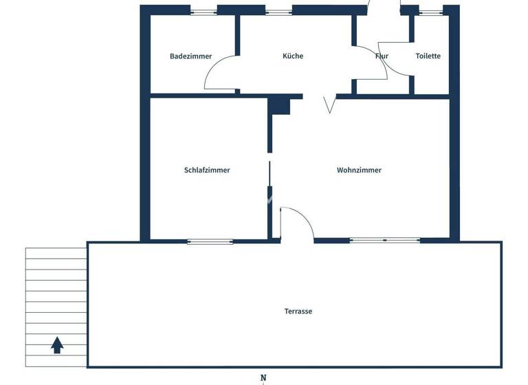 Bungalow zum Kauf 45.000 € 2 Zimmer 40 m² 530 m² Grundstück Wolfersdorf Trockenborn- Wolfersdorf 07646