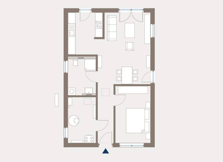 Bungalow zum Kauf - Erstbezug provisionsfrei 414.649 € 2 Zimmer 66,9 m² 412 m² Grundstück Marquardt Potsdam-Marquardt 14476