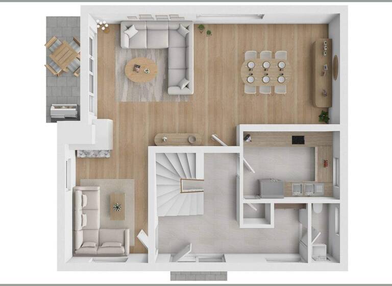 Einfamilienhaus zum Kauf 375.000 € 4 Zimmer 125 m² 788 m² Grundstück Aschendorf Bad Rothenfelde 49214