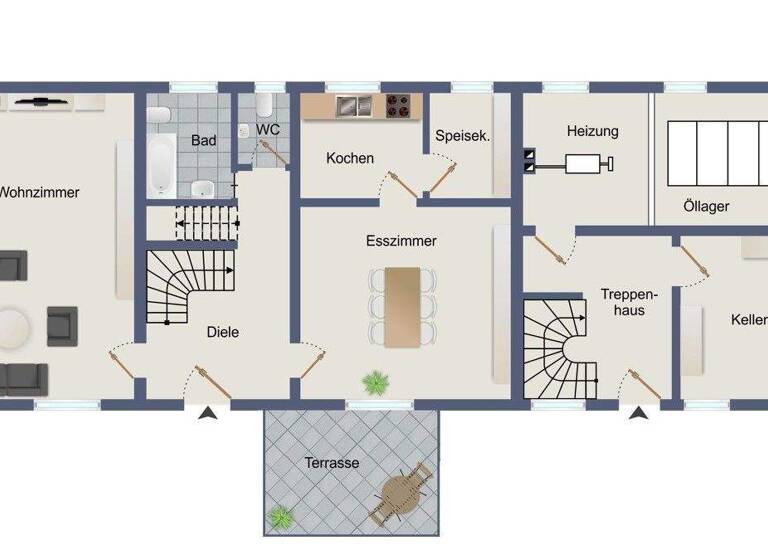 Mehrfamilienhaus zum Kauf 225.000 € 8 Zimmer 180 m² 741 m² Grundstück Wölf Eiterfeld 36132