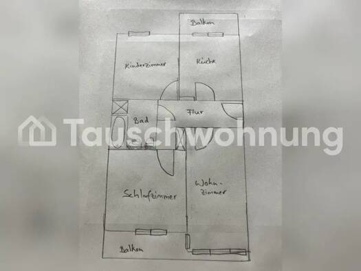 Wohnung zur Miete Tauschwohnung 670 € 3 Zimmer 77 m² 1. Geschoss Kirchheim Heidelberg 69124