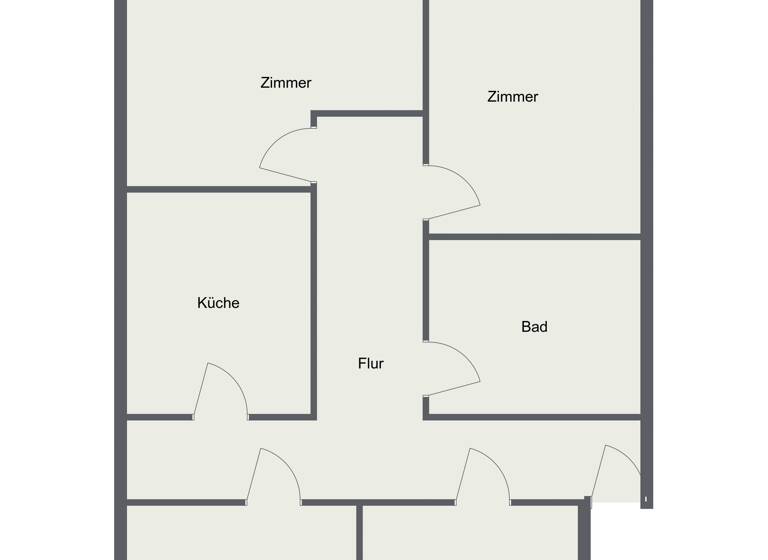 Wohnung zur Miete 594 € 4 Zimmer 94 m² 2. Geschoss Anton-Müller-Straße 1 Bant Wilhelmshaven 26382