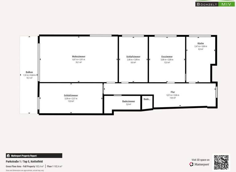 Wohnung zur Miete - Erstbezug 505 € 4 Zimmer 92,6 m² Knittelfeld 8720
