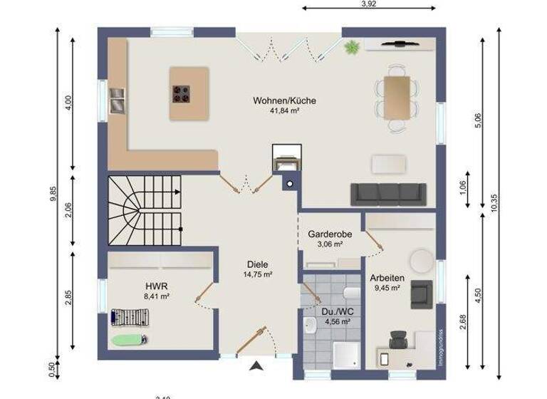 Einfamilienhaus zum Kauf provisionsfrei 349.950 € 5 Zimmer 154 m² 727 m² Grundstück Liessow Laage 18299