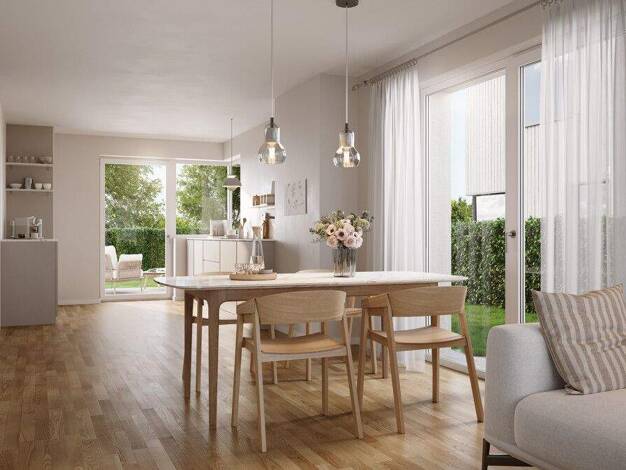 Reihenendhaus zum Kauf - Erstbezug provisionsfrei 1.339.900 € 5 Zimmer 114,4 m² 200,2 m² Grundstück Moosach München 80993