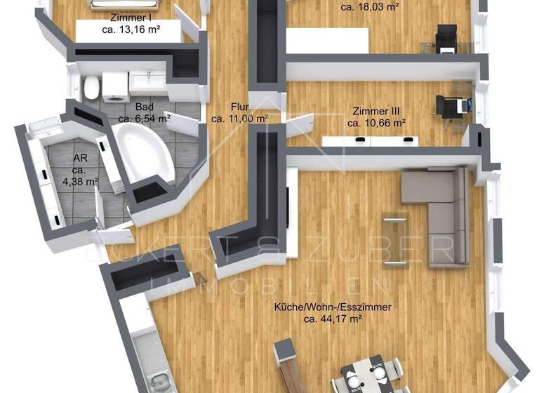Wohnung zum Kauf 325.000 € 4 Zimmer 107,9 m² EG Höfen Fürth 90763