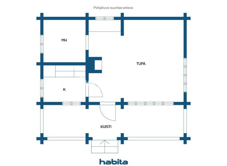 Haus zum Kauf 53.000 € 2 Zimmer 30 m² 11.500 m² Grundstück Varkaudentie 135 D Liperi 83330