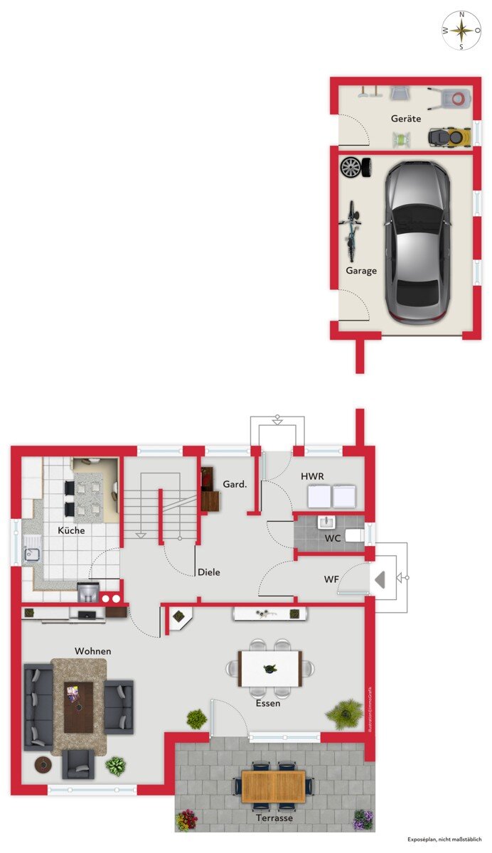 Einfamilienhaus zum Kauf 275.000 € 5 Zimmer 135,9 m²<br/>Wohnfläche 1.156 m²<br/>Grundstück Südmoslesfehn Wardenburg 26203