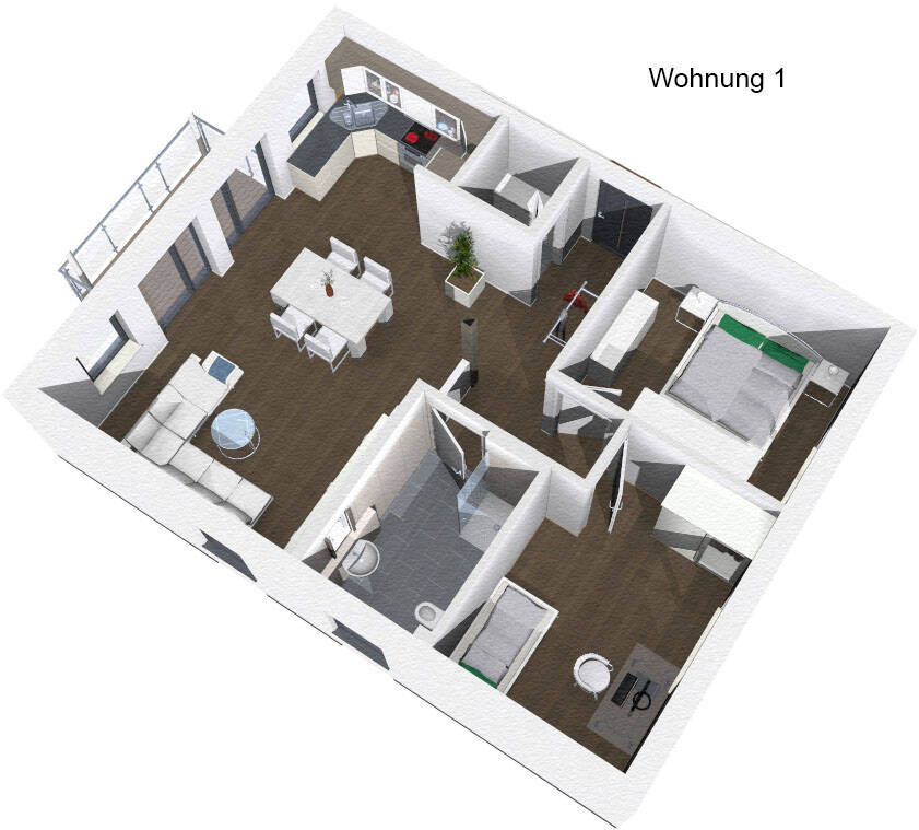 Wohnung zum Kauf provisionsfrei als Kapitalanlage geeignet 207.000 € 2 Zimmer 54,5 m²<br/>Wohnfläche Friedrisch Risch Strasse 5 Frankenberg Frankenberg 35066