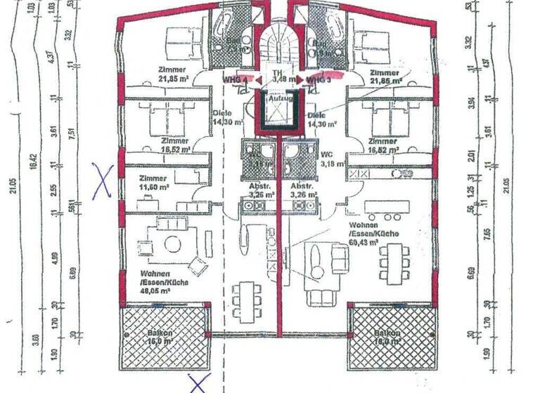 Wohnung zur Miete 2.100 € 4,5 Zimmer 135 m² 1. Geschoss Mühlhofer Str. 8a Daisendorf 88718