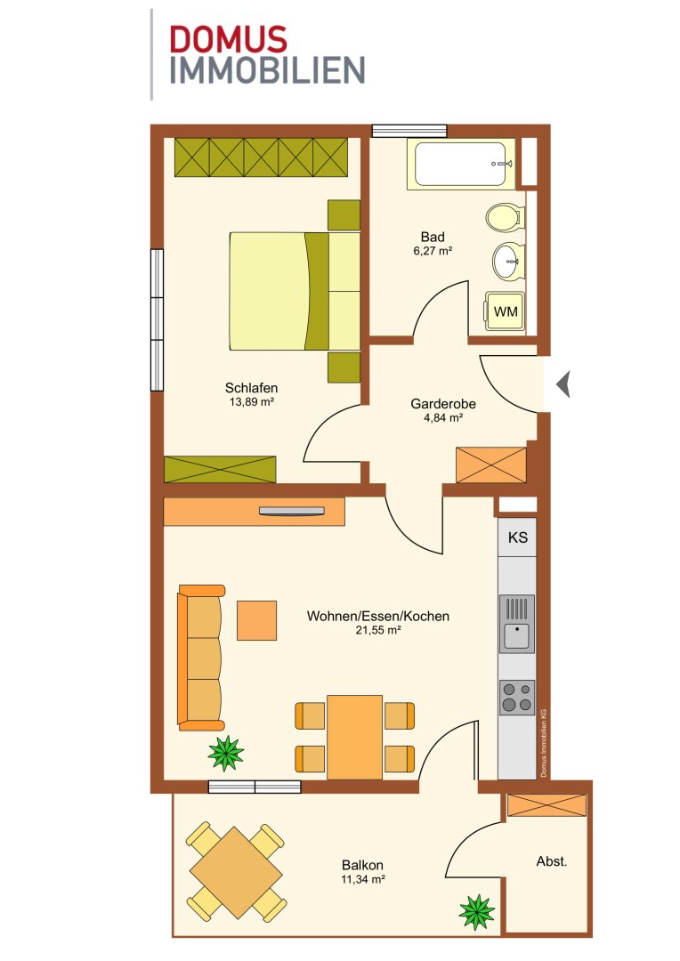 Wohnung zur Miete 700 € 2 Zimmer 46 m²<br/>Wohnfläche Götzis 6840