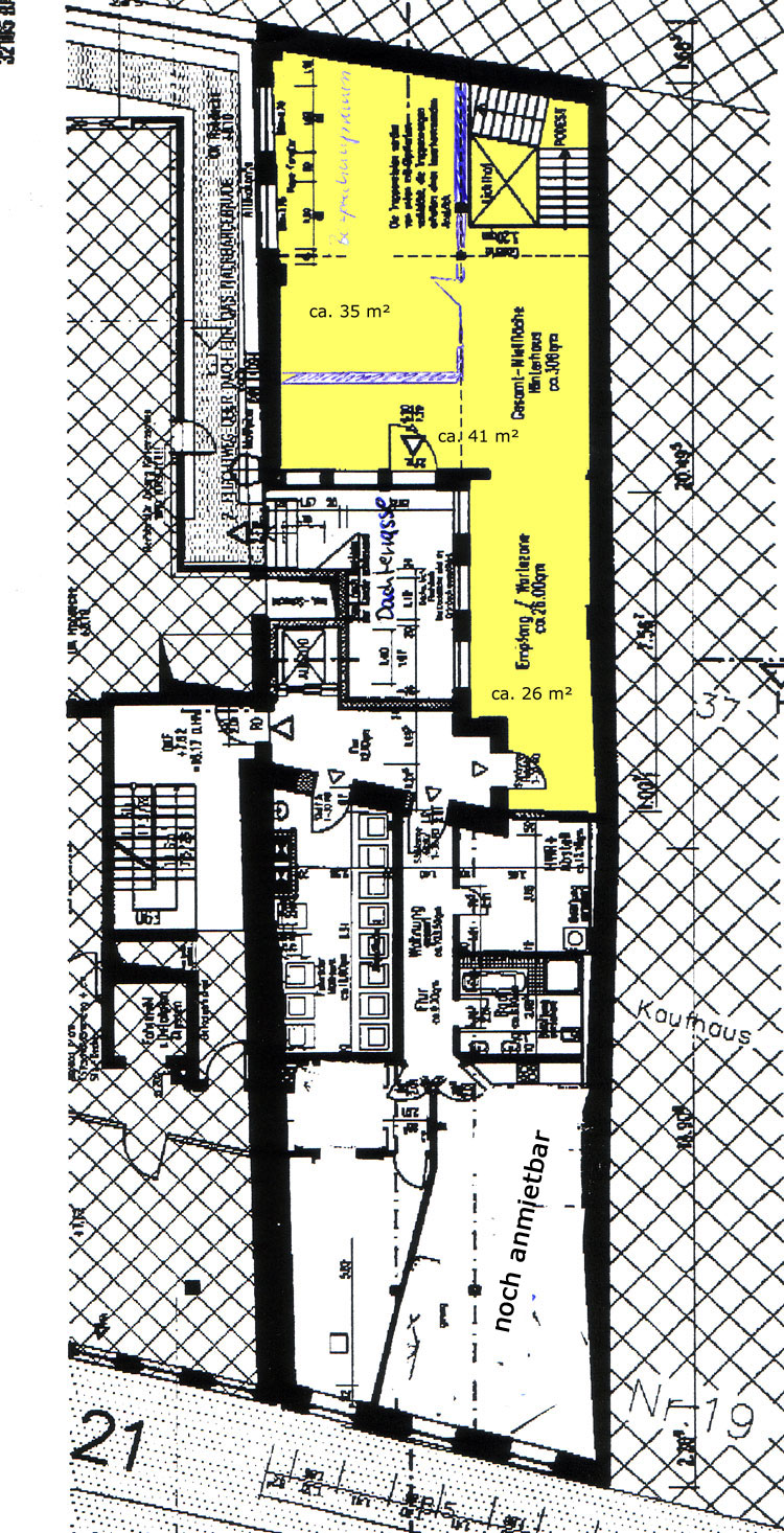 Bürofläche zur Miete 1.300 € 5 Zimmer 304 m²<br/>Bürofläche Altstadt Stralsund 18439