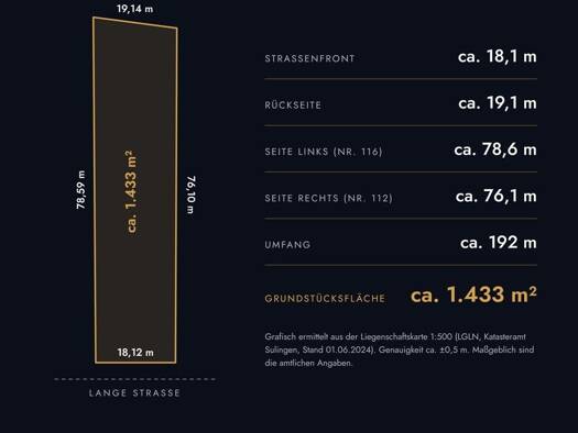 Grundstück zum Kauf 339.000 € 1.436 m² Grundstück Sulingen Sulingen 27232