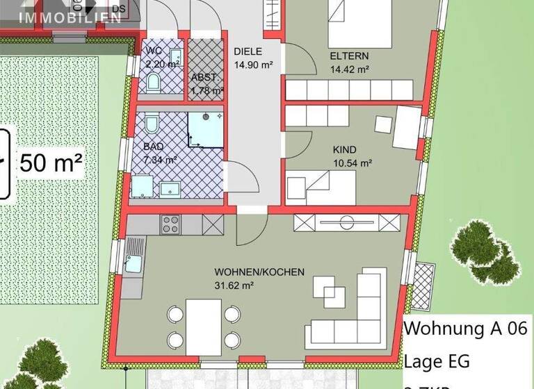 Wohnung zum Kauf - Erstbezug 377.500 € 3 Zimmer 90,3 m² EG Wittlich 54516