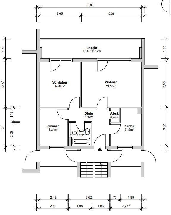 Wohnung zum Kauf 235.000 € 2,5 Zimmer 71,8 m²<br/>Wohnfläche Osterbrooksweg Schenefeld 22869