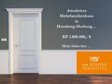 Mehrfamilienhaus zum Kauf als Kapitalanlage geeignet 1.800.000 € 666 m² 363 m² Grundstück Harburg Hamburg-Harburg 21073