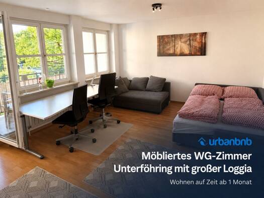 WG-Zimmer zur Miete auf Zeit 790 € 25 m² frei ab 01.03.2027 Hofäckerallee Unterföhring 85774