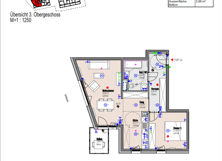 Studio zum Kauf 213.210 € 2 Zimmer 60,7 m² frei ab sofort Wiener Neustadt 2700
