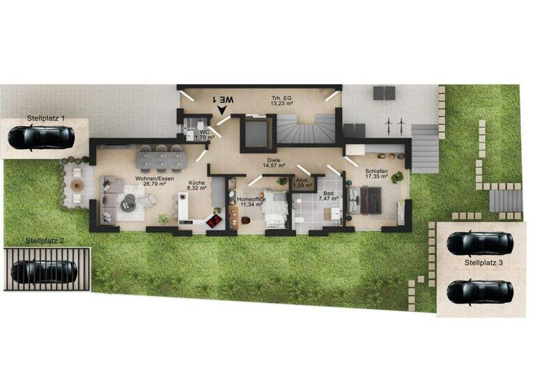 Sonstiges zum Kauf - Erstbezug provisionsfrei als Kapitalanlage geeignet 552.000 € 3 Zimmer 92 m² Bad Honnef 53604