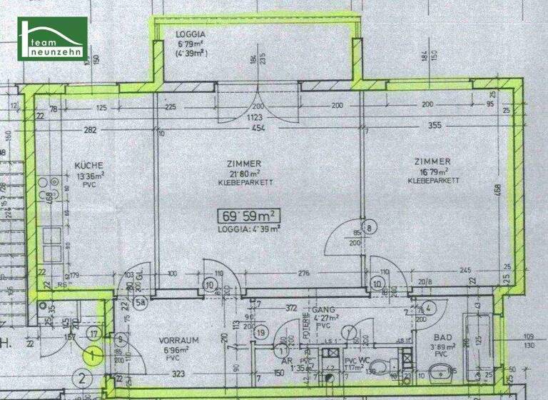 Wohnung zur Miete 329 € 2,5 Zimmer 69,9 m² 3. Geschoss Propst Führer-Straße 36 St. Pölten 3100