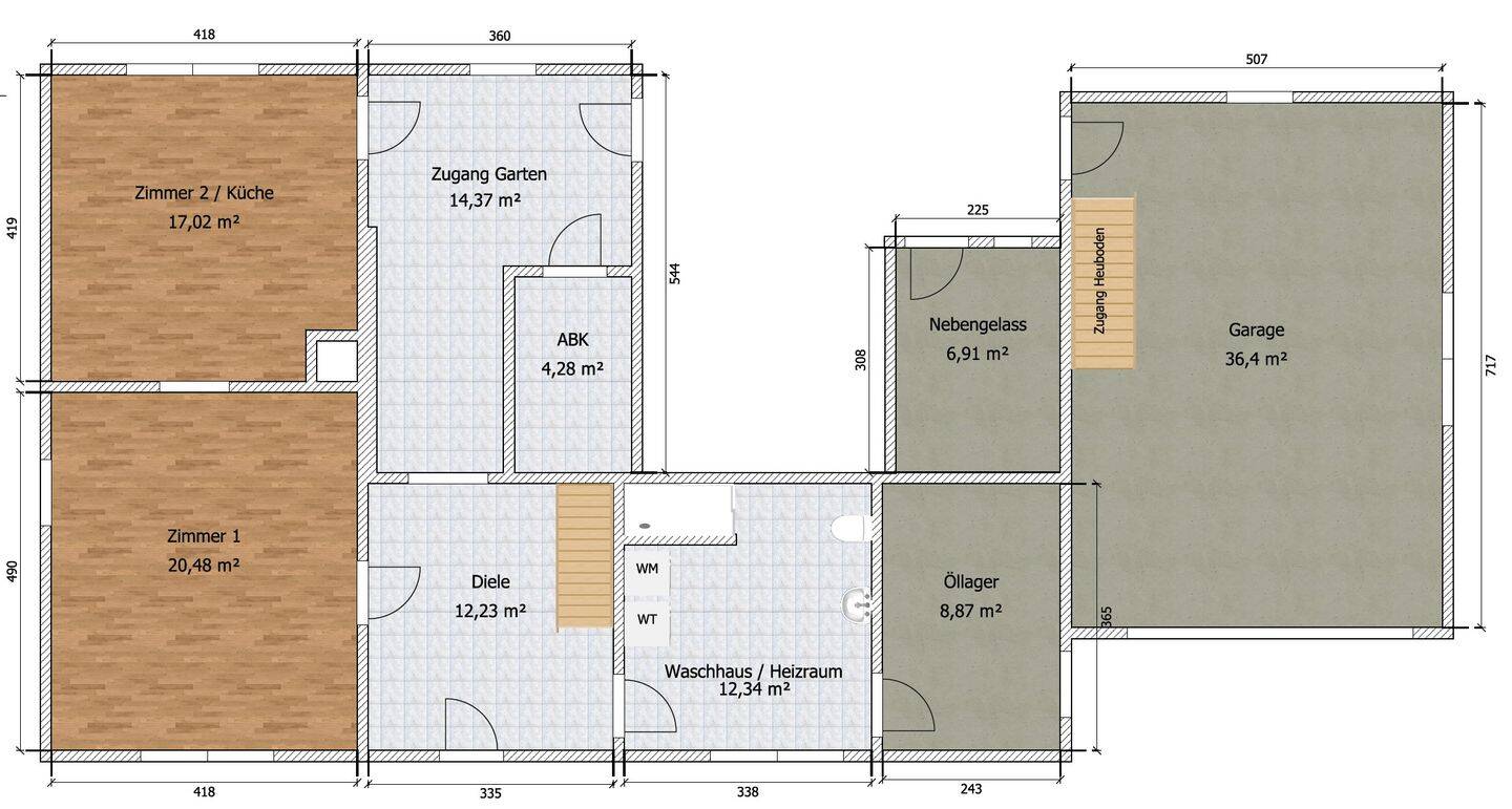 Immobilie in Großweitzschen - großzügiges Einfamilienhaus in ländlicher Lage mit großem Grundstück und Nebengelass - Bild 2