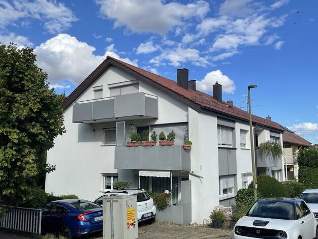 Wohnung zur Miete 580 € 2 Zimmer 44 m² 2. Geschoss Eckgartenstraße 24 Aldingen Remseck am Neckar 71686