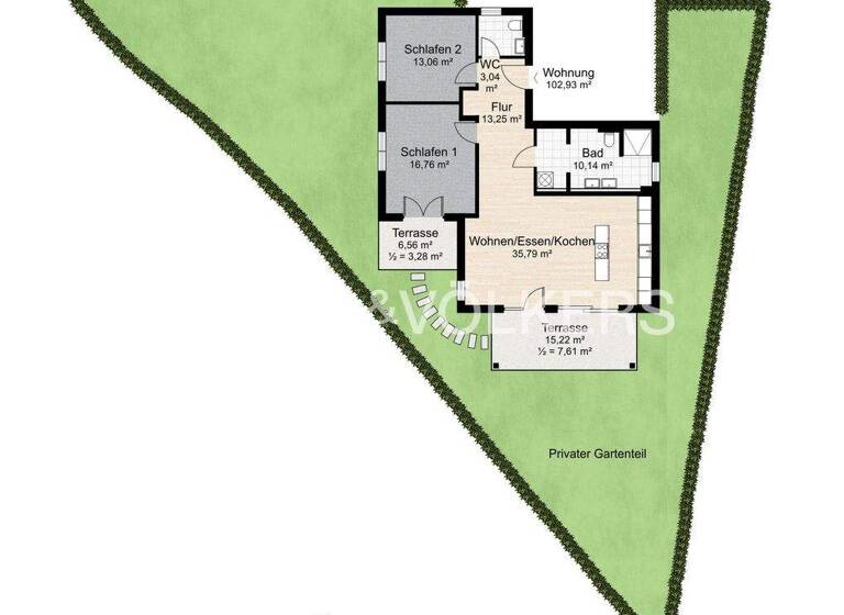 Wohnung zum Kauf 889.000 € 3 Zimmer 103 m² Hoyren Lindau 88131