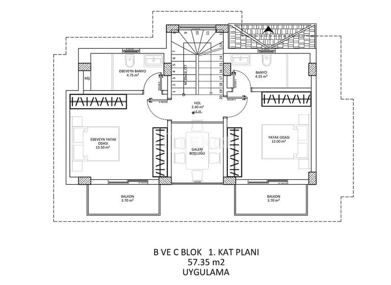 Einfamilienhaus zum Kauf 615.000 € 5 Zimmer 180 m² 350 m² Grundstück Mugla 48300