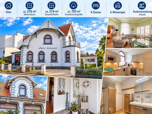 Mehrfamilienhaus zum Kauf 550.000 € 12 Zimmer 270,3 m² 703 m² Grundstück Dahme Dahme 23747