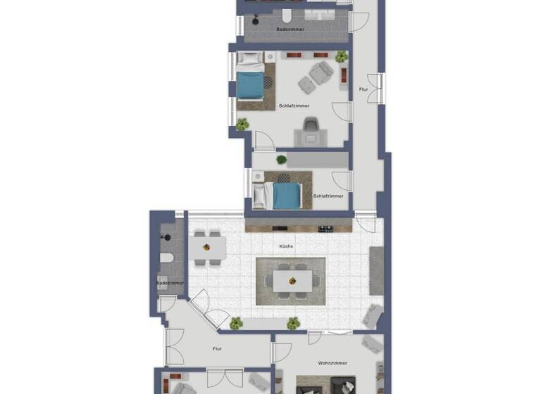 Wohnung zur Miete 3.820 € 6 Zimmer 191 m²<br/>Wohnfläche EG<br/>Geschoss Schöneberg Berlin 10777