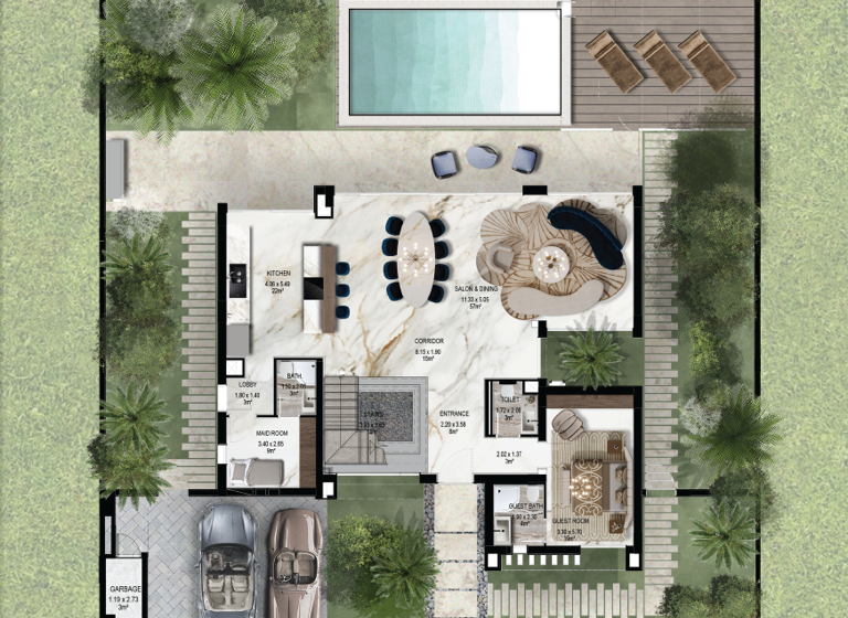 Villa zum Kauf provisionsfrei 2.585.200 € 6 Zimmer 415 m² Abu Dhabi