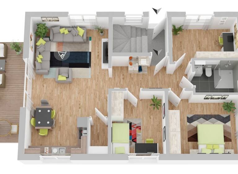 Wohnung zum Kauf provisionsfrei 650.000 € 4 Zimmer 97 m²<br/>Wohnfläche EG<br/>Geschoss Schwalbach 65824