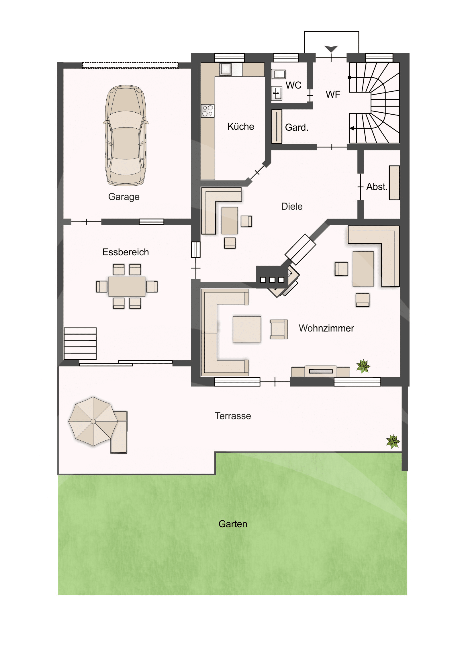 Doppelhaushälfte zum Kauf 629.800 € 7 Zimmer 220 m²<br/>Wohnfläche 404 m²<br/>Grundstück Mauern Mauern 85419