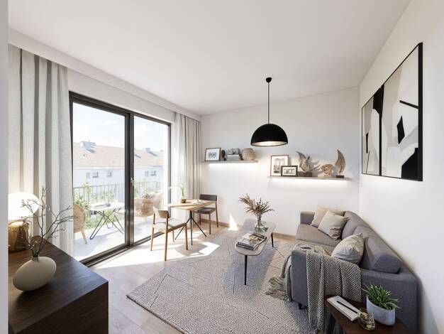 Studio zum Kauf - Neubau provisionsfrei 194.900 € 1 Zimmer 23,6 m² 1. Geschoss Friedenstraße 8 Kumpfmühl-Ziegetsdorf-Neuprüll Regensburg 93051