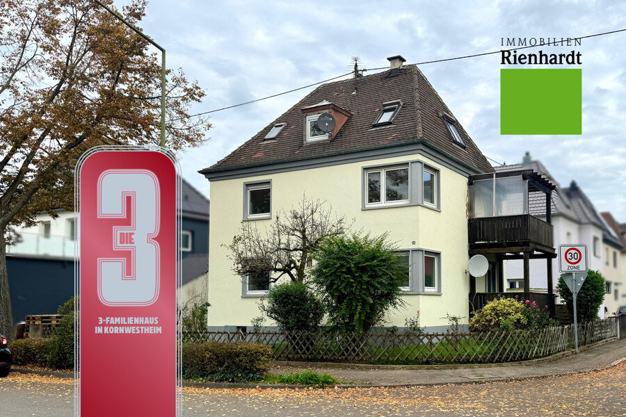 Mehrfamilienhaus zum Kauf 525.000 € 8 Zimmer 143 m²<br/>Wohnfläche 316 m²<br/>Grundstück Kornwestheim Kornwestheim 70806