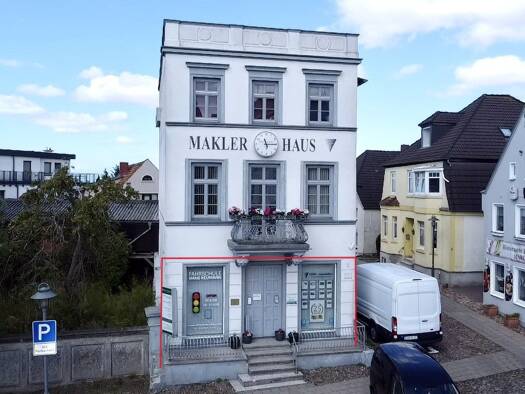 Bürofläche zur Miete 549 € 3 Zimmer 55,1 m² Bürofläche Bergen Bergen auf Rügen 18528