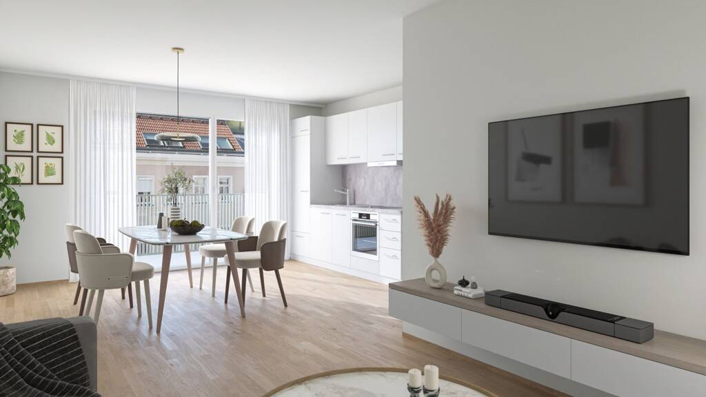 Wohnung zum Kauf - Erstbezug 264.000 € 2 Zimmer 37,7 m² 1. Geschoss Wien 1120