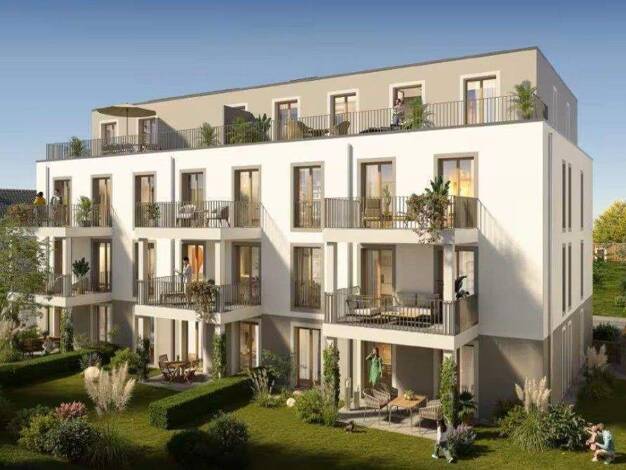 Terrassenwohnung zum Kauf - Neubau 531.000 € 4 Zimmer 109,1 m² Geschoss EG/3 frei ab 31.07.2028 Diemelstr. 1 Gernsheim Gernsheim 64579