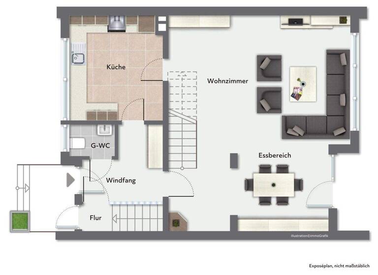 Reihenmittelhaus zum Kauf 379.000 € 4 Zimmer 116,2 m² 220 m² Grundstück Bönningstedt 25474