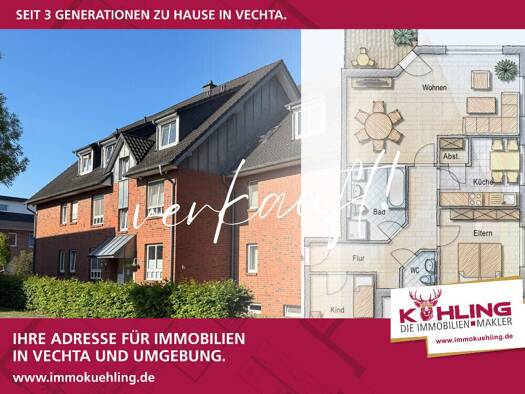 Wohnung zum Kauf 235.000 € 3 Zimmer 83 m² Wildeshausen 27793