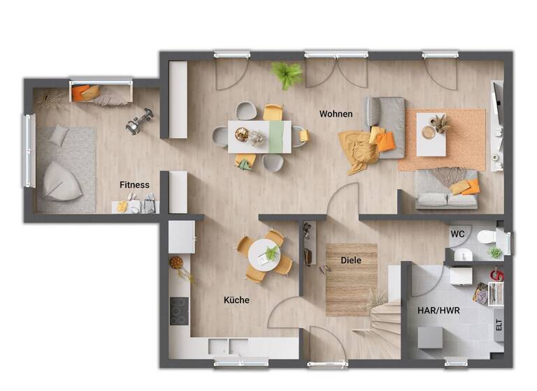 Haus zum Kauf provisionsfrei 653.050 € 5 Zimmer 125 m² 489 m² Grundstück Haßloch 67454