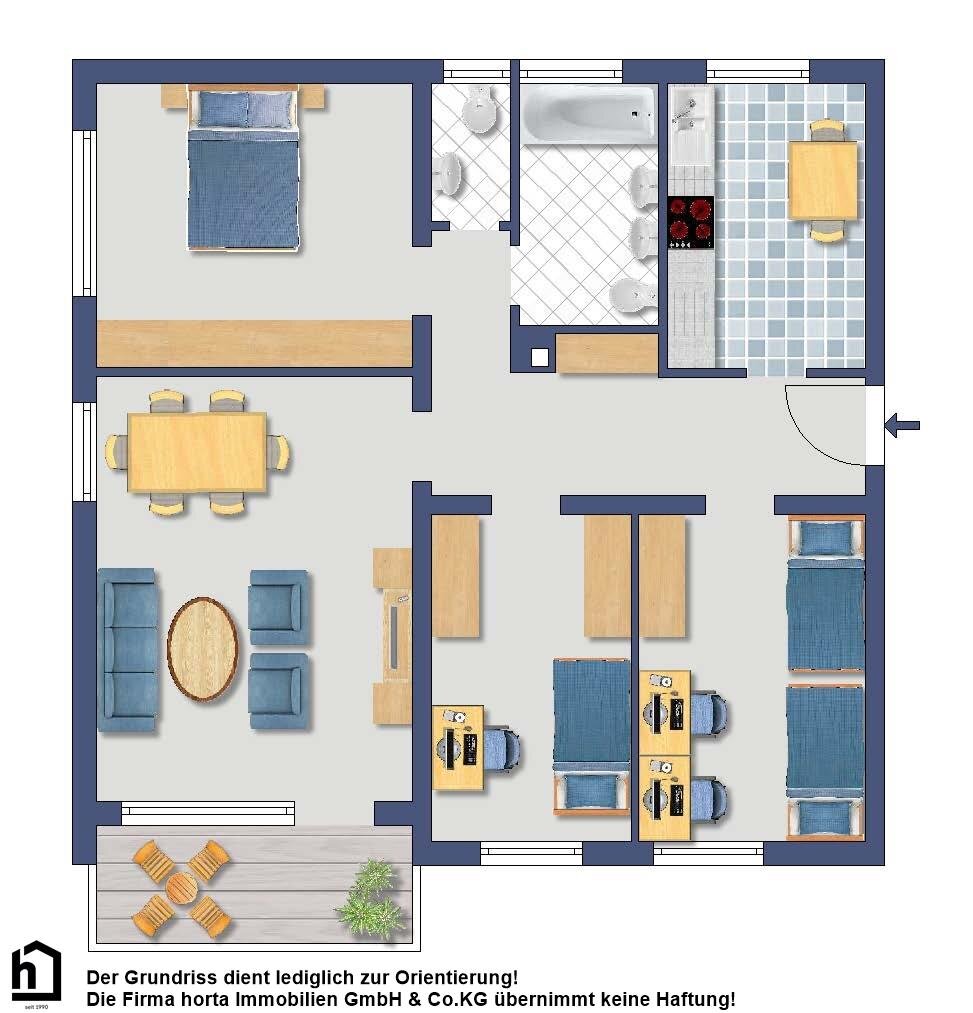 Wohnung zum Kauf 350.000 € 4 Zimmer 88 m²<br/>Wohnfläche Kluftern 1 Friedrichshafen 88048